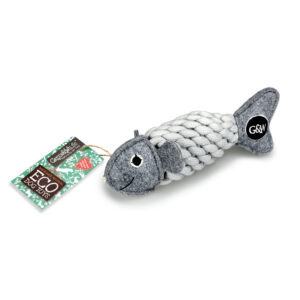 Green & Wilds Roger the rope fish eco-friendly dog toy
